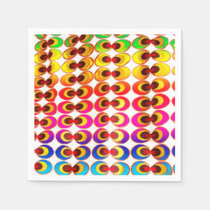 Psychedelisches Gewebe Serviette