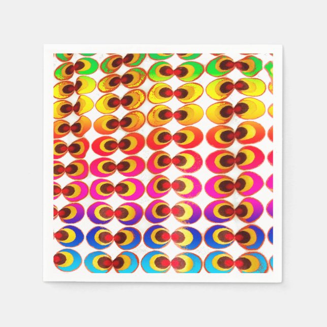 Psychedelisches Gewebe Serviette (Vorderseite)