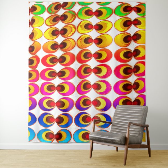Psychedelisches Gewebe Wandteppich (Beispiel)
