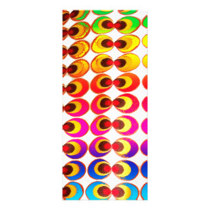 Psychedelisches Gewebe Werbekarte