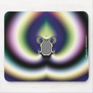 Psychedelisches Herz Mousepad