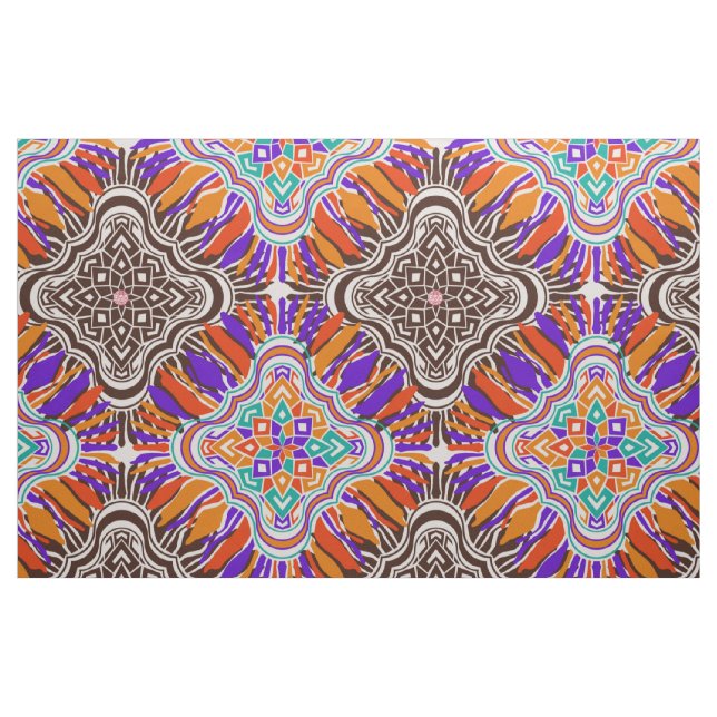 psychedelisches Hippiemuster Stoff (Yard (91,4 cm))