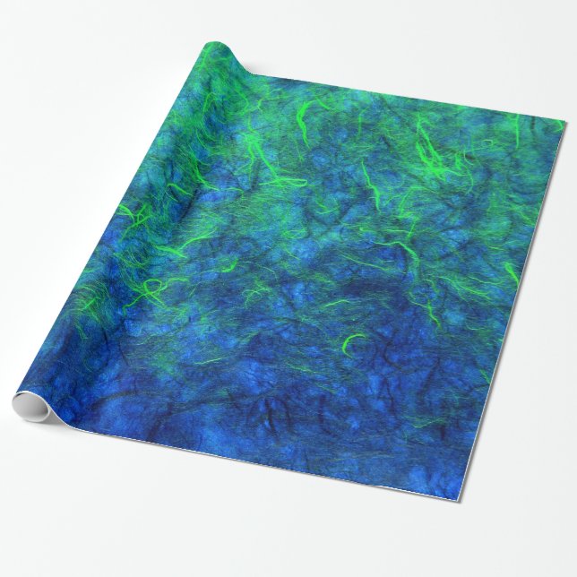 Psychedelisches japanisches Reisneonpapier des Geschenkpapier (Ungerollt)