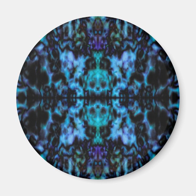 Psychedelisches Kaleidoskopmuster Magnet (Vorne)
