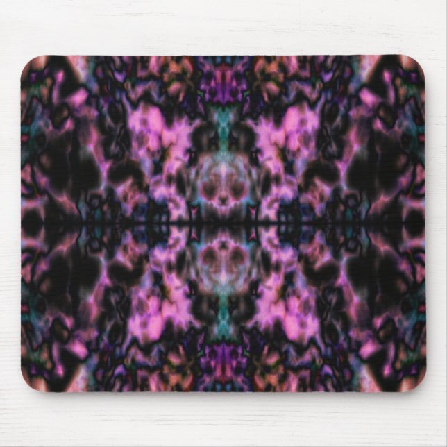 Psychedelisches Kaleidoskopmuster Mousepad (Vorne)