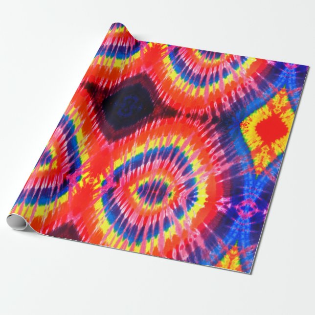 PSYCHEDELISCHES MattPackpapier Geschenkpapier (Ungerollt)