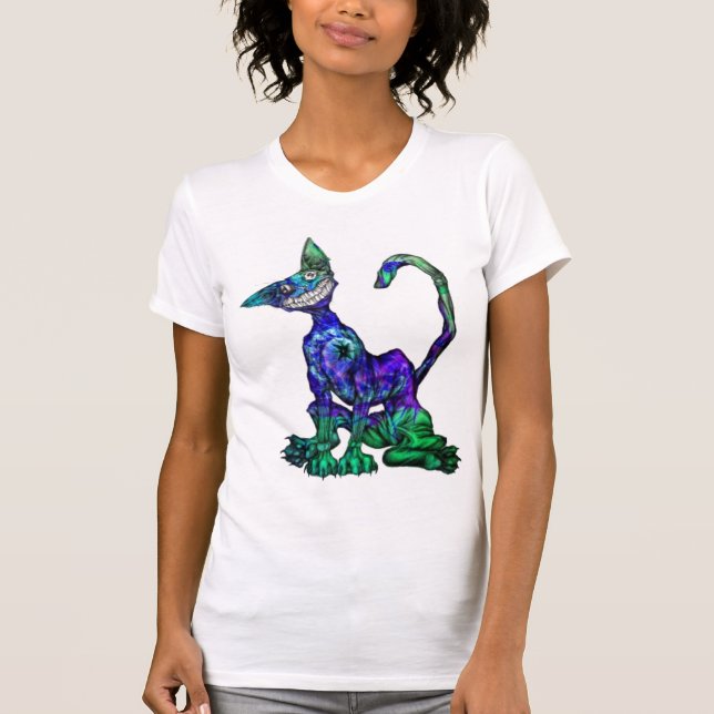 Psychedelisches Miezekatze #three T-Shirt (Vorderseite)