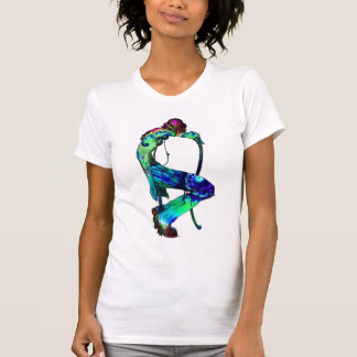 Psychedelisches Modell T-Shirt