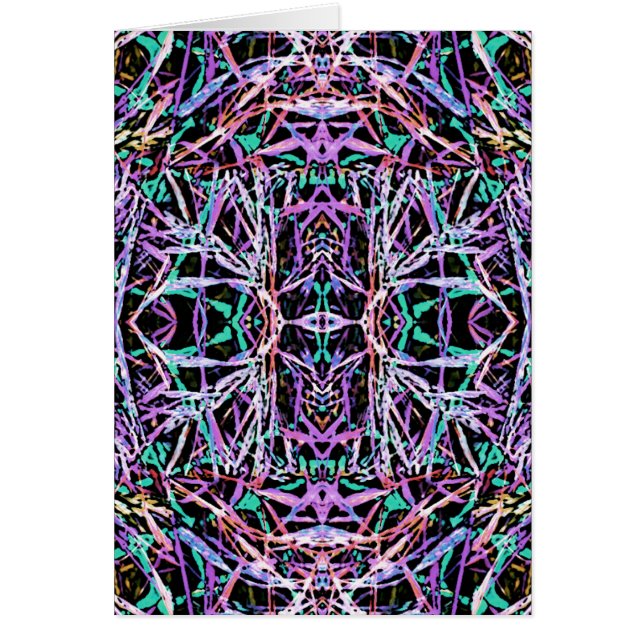 Psychedelisches Muster in Rosa (Vorne)