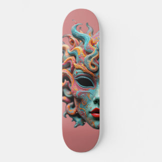 Psychedelisches Mythologie-Kunst-T-Shirt Skateboard