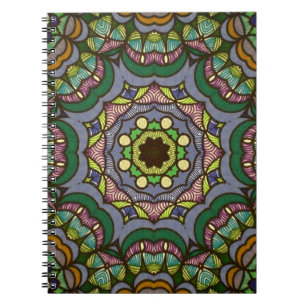 Psychedelisches Notizbuch Notizblock