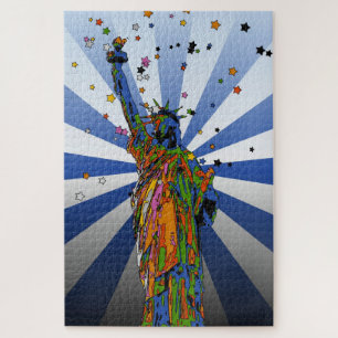 Psychedelisches NYC: Freiheitsstatue #2