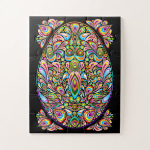 Psychedelisches Osterei-Design