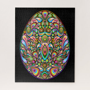 Psychedelisches Osterei-Design Kinder Bio-T-Shirt