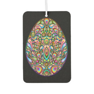 Psychedelisches Osterei-Design Kinder Bio-T-Shirt Autolufterfrischer