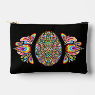 Psychedelisches Osterei-Design Kinder Bio-T-Shirt Zubehörtasche