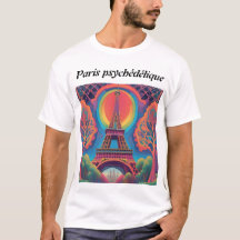 Psychedelisches Paris-T-Shirt