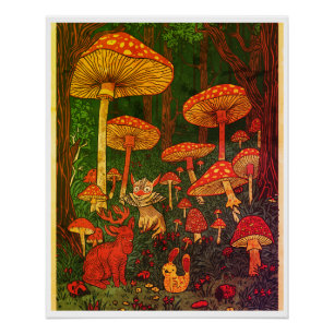 Psychedelisches Poster