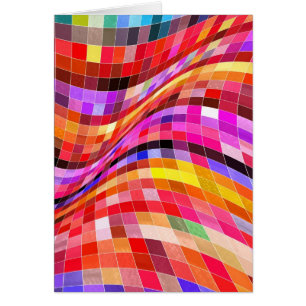 Psychedelisches Quadratmuster