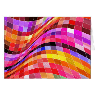 Psychedelisches Quadratmuster