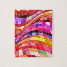 Psychedelisches Quadratmuster