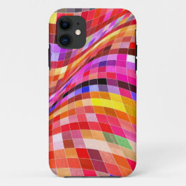 Psychedelisches Quadratmuster Case-Mate iPhone Hülle
