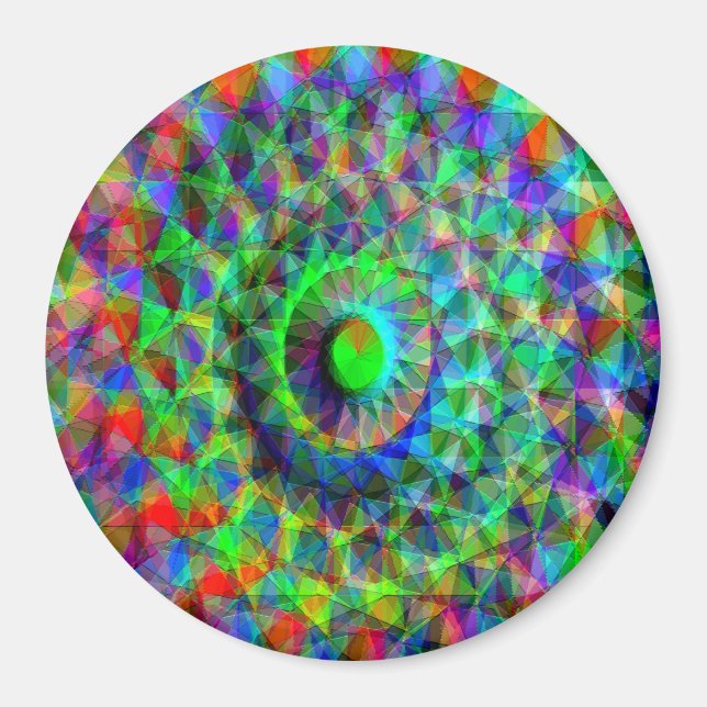 Psychedelisches Raumschiff....... Magnet (Vorne)