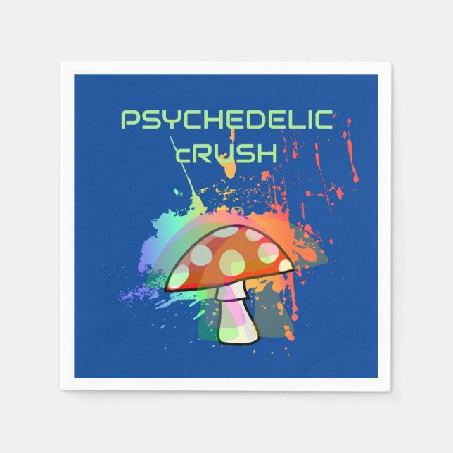 Psychedelisches Retro-Party wie es ist 1969! Serviette (Vorderseite)