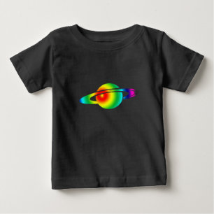 Psychedelisches Saturn Baby T-shirt