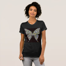 Psychedelisches Schmetterlings-T-Shirt