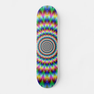 Psychedelisches Skateboard