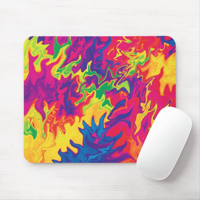 Psychedelisches Splashing...... Mousepad (Mit Mouse)
