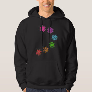 Psychedelisches Sweatshirt chakras