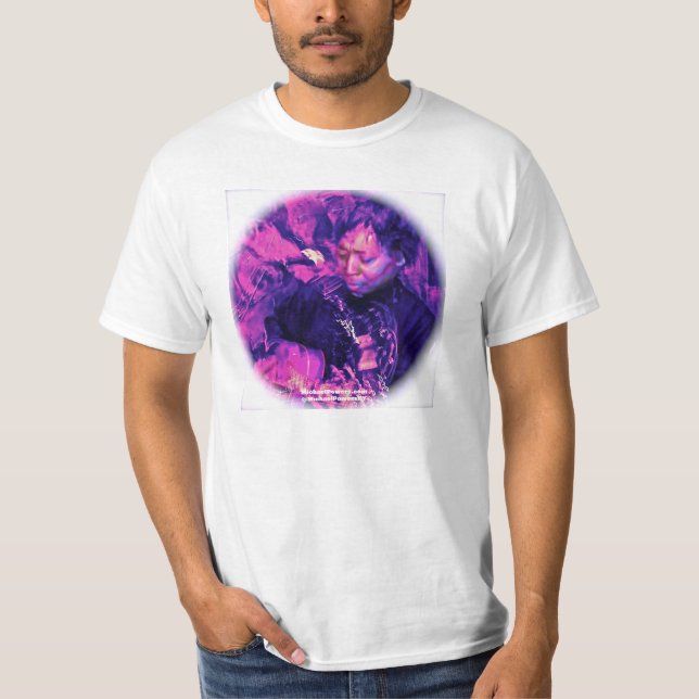 Psychedelisches T-Shirt durch C. Grampp (weiß) (Vorderseite)
