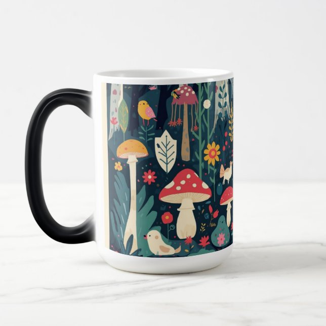 psychedelisches Tassendesign Verwandlungstasse (Links)