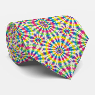 Psychedelisches Tie-Dye-Muster Krawatte