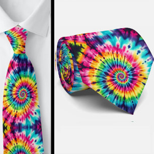 Psychedelisches Tie-Dye-Muster Krawatte