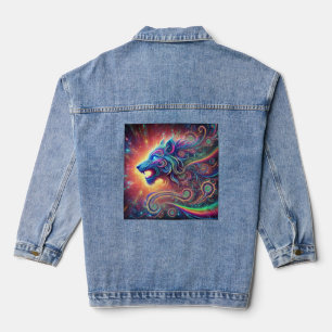 Psychedelisches Tier - Galaktischer Geist Jeansjacke