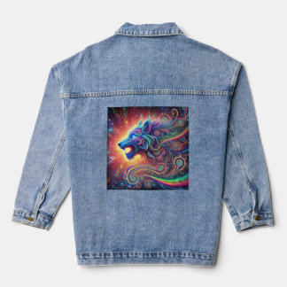 Psychedelisches Tier - Galaktischer Geist Jeansjacke
