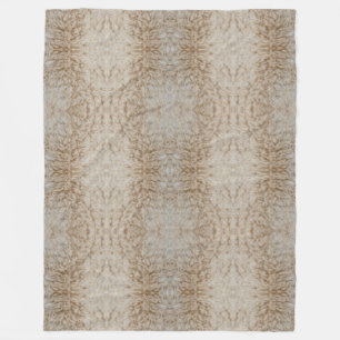 Psychedelisches Wollmuster Fleecedecke