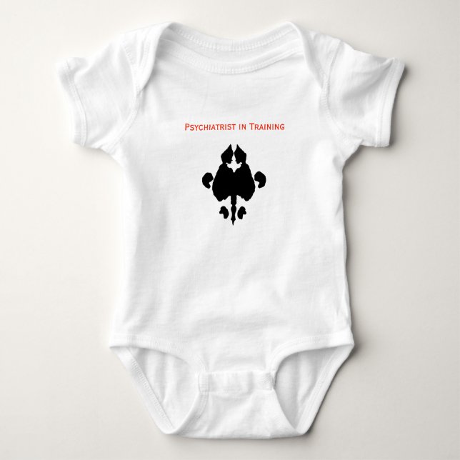 Psychiater Baby-dem Bodysuit in des Trainings-| Baby Strampler (Vorderseite)