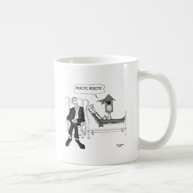 Psychiater-Cartoon 2199 Kaffeetasse (Rechts)