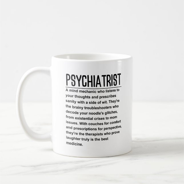 Psychiater Kaffeetasse (Links)