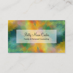 Psychiater Modernes Design Visitenkarte