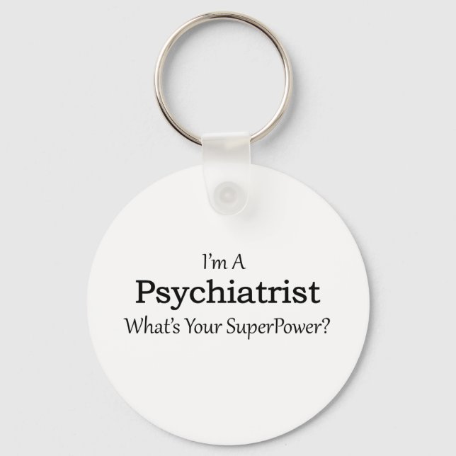 Psychiater Schlüsselanhänger (Vorderseite)