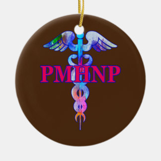 Psychiatric Nurse Practitioner PMHNP Caduceus Keramik Ornament