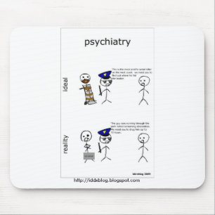 Psychiatrie-Comic Mousepad