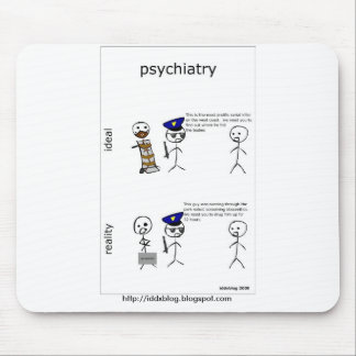 Psychiatrie-Comic Mousepad