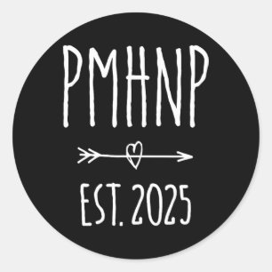 Psychiatrische Krankenpfleger Pmhnp Abschluss 20 Runder Aufkleber