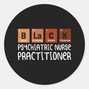 Psychiatrische Krankenpfleger Psychische Krankenpf Runder Aufkleber